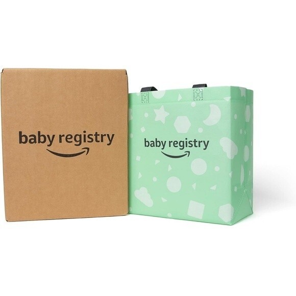 Amazon Baby Registry Box Swaddle Mam Cerave Aquaphor Palmers Carters Shower S - Picture 1 of 8